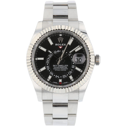 Rolex Sky-Dweller 42mm Stainless Steel Black Dial 326934