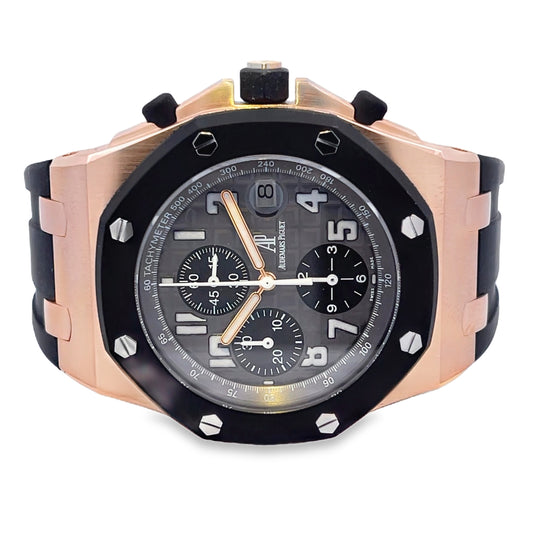 Audemars Piguet 42mm Royal Oak Offshore Rubber Clad Rose Gold 25940OK.OO.D002CA.01A