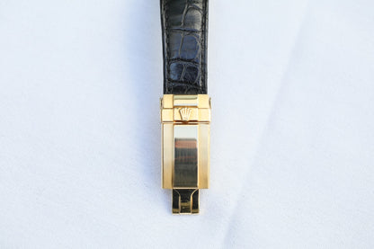 Rolex Daytona 40mm Yellow Gold White Dial Arabic 116518 122ZHT - Beverly Hills Watch Company