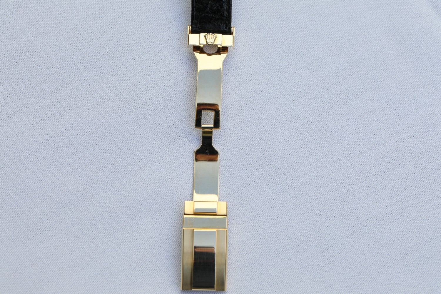 Rolex Daytona 40mm Yellow Gold White Dial Arabic 116518 122ZHT - Beverly Hills Watch Company