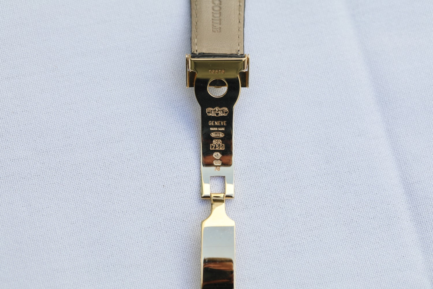 Rolex Daytona 40mm Yellow Gold White Dial Arabic 116518 122ZHT - Beverly Hills Watch Company