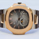 Patek Philippe Nautilus Rose Gold and Stainless Power Reserve Moon Dial 5712GR-001 - Beverly Hills Watch Company