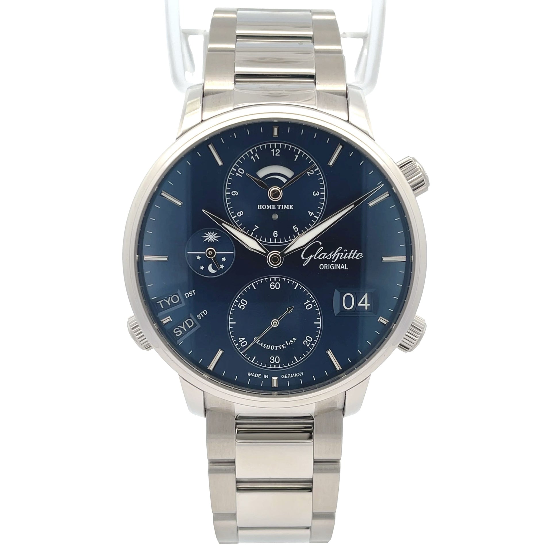 Glashutte Original Senator Cosmopolite Midnight Blue Dial 1-89-02-05-02-70 - Beverly Hills Watch Store