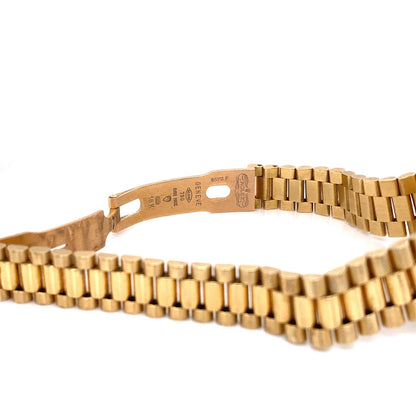 Rolex Datejust 26mm Yellow Gold President White Dial 69178 - Beverly Hills Watch Company