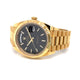 Rolex Day-Date President 40MM Yellow Gold Fluted Bezel Black Motif Dial 228238 - Beverly Hills Watch Company