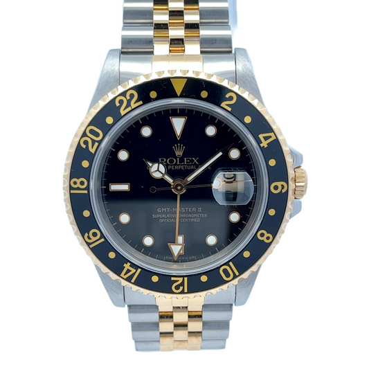 Rolex GMT Master II Yellow Gold and Stainless Steel Jubilee 16713