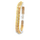 Feather Like 14k Yellow Gold Diamond Bracelet