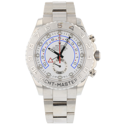 Rolex Yachtmaster II White Gold 44mm Platinum Bezel 116689