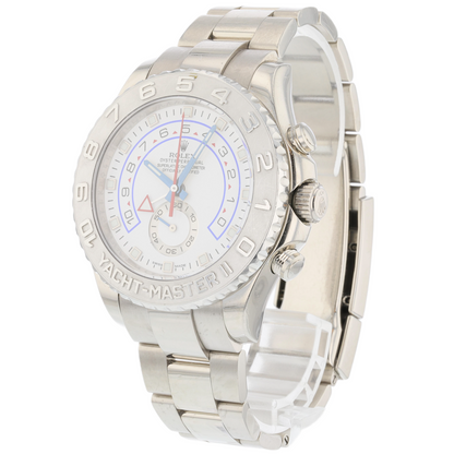 Rolex Yachtmaster II White Gold 44mm Platinum Bezel 116689
