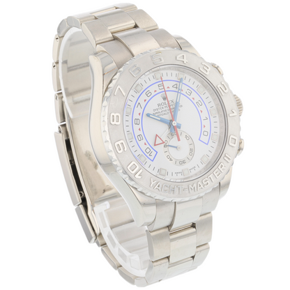 Rolex Yachtmaster II White Gold 44mm Platinum Bezel 116689