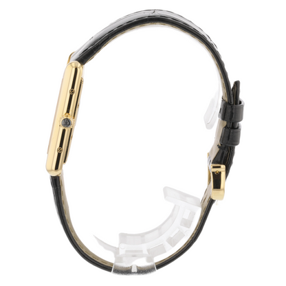 Cartier Tank Louis Yellow Gold Black Lacquer CRWGTA0091