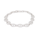 Bella 18k White Gold Diamond Link Bracelet