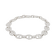 Bella 18k White Gold Diamond Link Bracelet