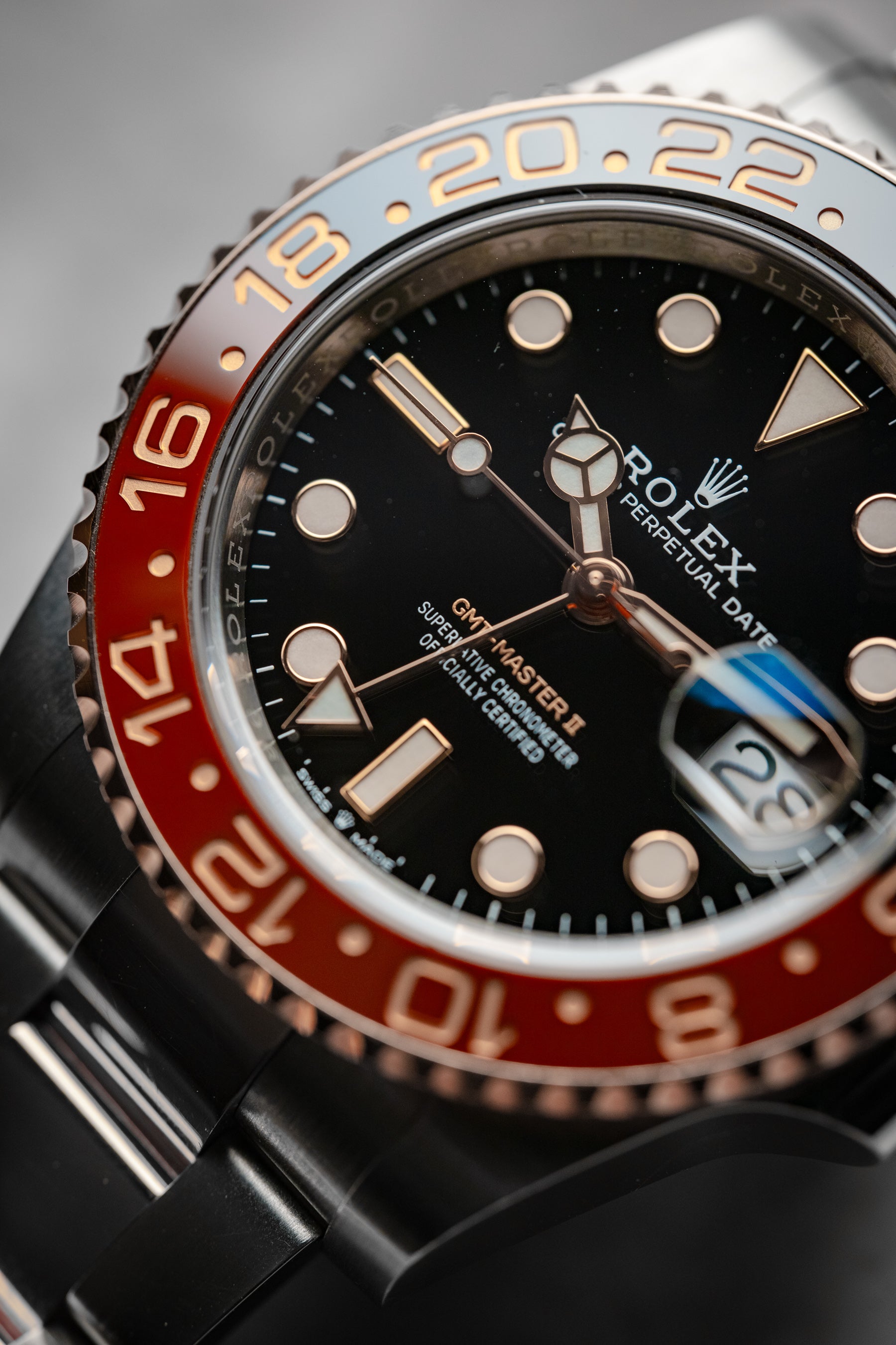 Rolex GMT Master II oot Beer Everose and Stainless 126711CHNR