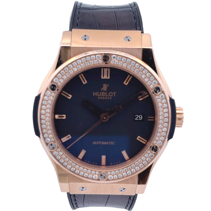 Hublot Classic Fusion 42mm King Gold Diamond Bezel 542.OX.1180.LR.1104