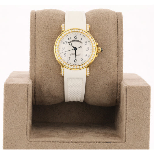 Breguet Marine Mother of Pearl Yellow Gold Rubber 8818BA/59/564/DD00