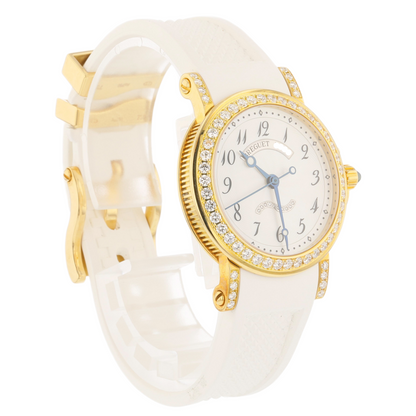 Breguet Marine Mother of Pearl Yellow Gold Rubber 8818BA/59/564/DD00