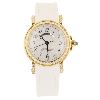 Breguet Marine Mother of Pearl Yellow Gold Rubber 8818BA/59/564/DD00