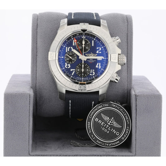 Breitling Avenger Chronograph GMT 45mm Blue Dial A24315101C1X2