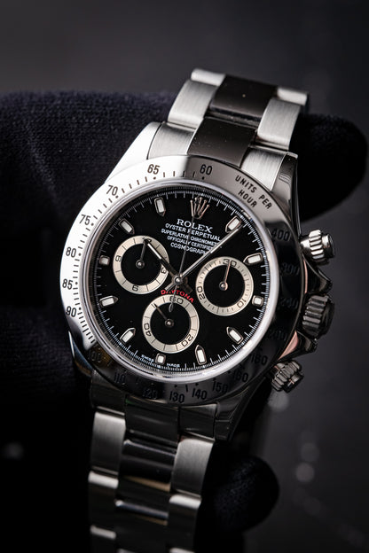 Rolex Daytona Stainless Steel Black Dial 116520