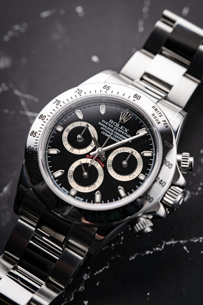 Rolex Daytona Stainless Steel Black Dial 116520