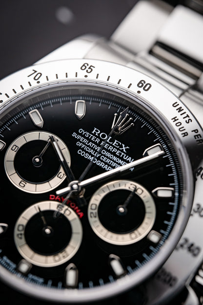 Rolex Daytona Stainless Steel Black Dial 116520