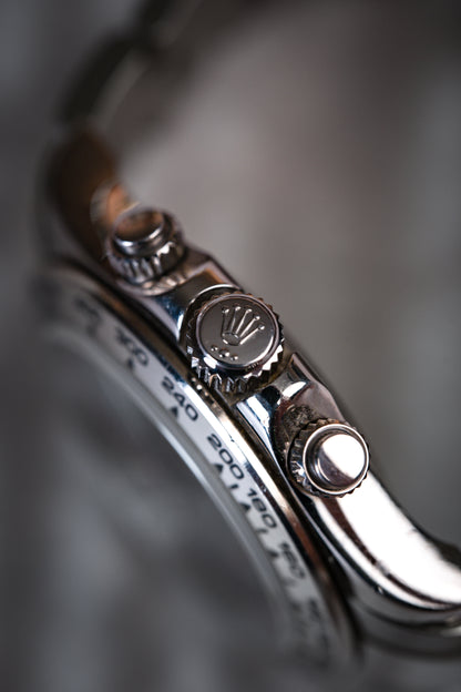 Rolex Daytona White Gold Oyster Bracelet Black Dial 116509