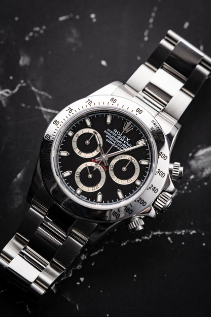 Rolex Daytona Stainless Steel Black Dial 116520