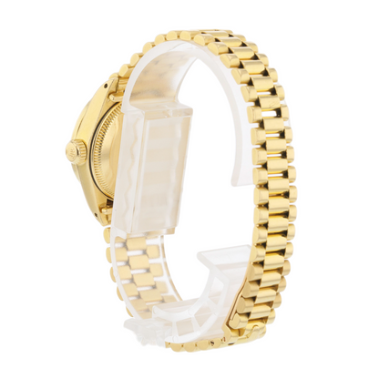 Rolex Datejust 26mm 18k Yellow Gold President Diamond Dial 6917