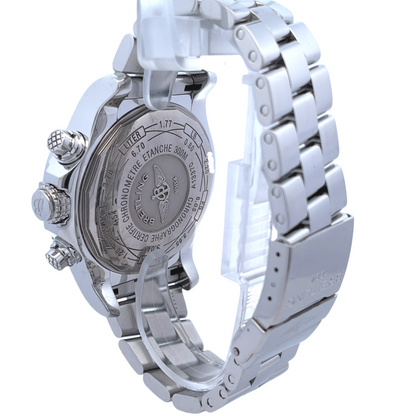 Breitling Super Avenger Chronograph 48MM Stainless Steel Automatic Black Dial Bracelet A1337011/B9