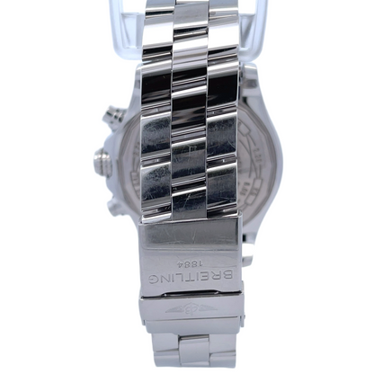 Breitling Super Avenger Chronograph 48MM Stainless Steel Automatic Black Dial Bracelet A1337011/B9