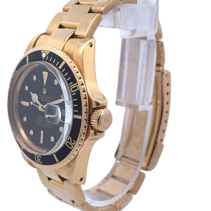 Rolex Submariner 1680 Black Nipple Dial 18K Yellow Gold