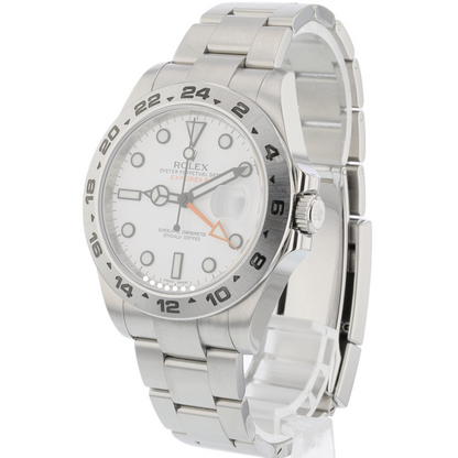 Rolex Explorer II Stainless Steel 42MM White Dial Polar 216570