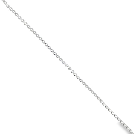 Diamond Tennis Bracelet 14k White Gold