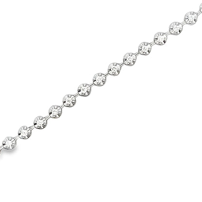 Diamond Tennis Bracelet 14k White Gold