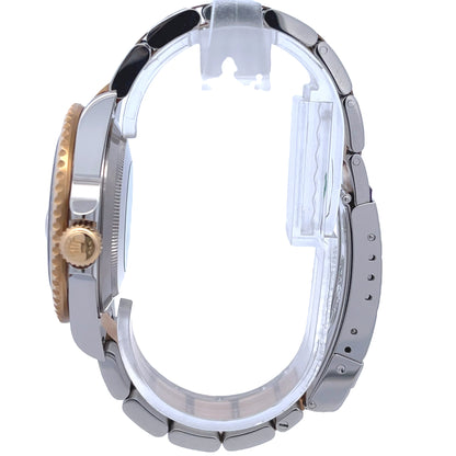 Rolex Submariner Steel and Yellow Gold Champagne Serti Diamond Dial 16613