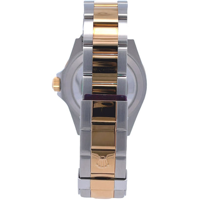 Rolex Submariner Steel and Yellow Gold Champagne Serti Diamond Dial 16613