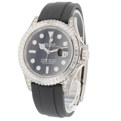 Rolex Yacht-Master 42mm White Gold Diamond Bezel 226679TBR