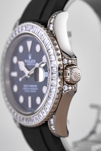 Rolex Yacht-Master 42mm White Gold Diamond Bezel 226679TBR