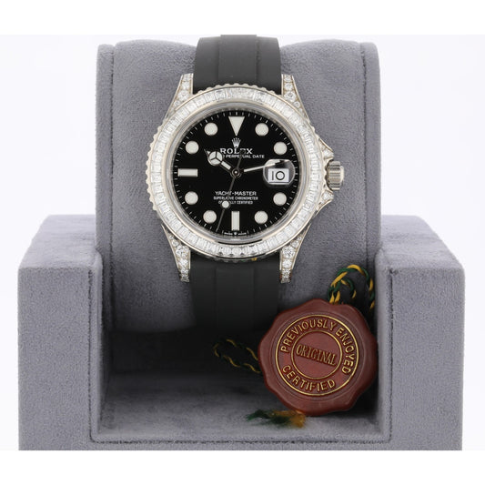 Rolex Yacht-Master 42mm White Gold Diamond Bezel 226679TBR