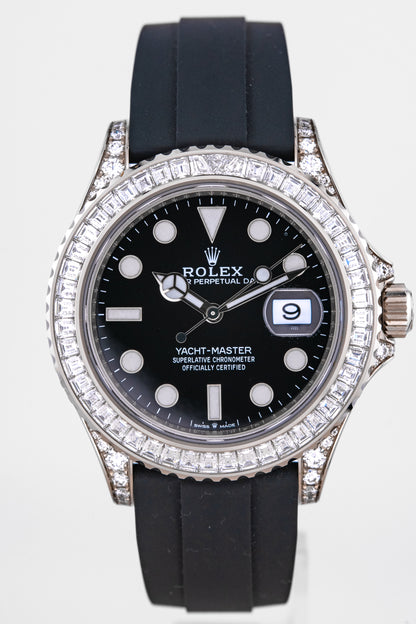 Rolex Yacht-Master 42mm White Gold Diamond Bezel 226679TBR