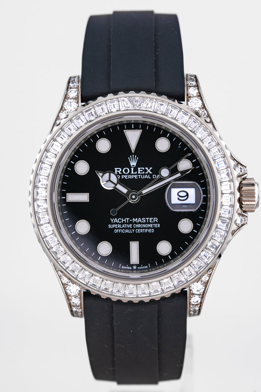 Rolex Yacht-Master 42mm White Gold Diamond Bezel 226679TBR
