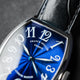 Franck Muller Tonneau Platinum Case Blue Guilloche Dial 5850SC