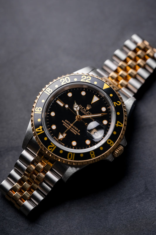 Rolex GMT Master II Yellow Gold and Stainless Steel Jubilee 16713