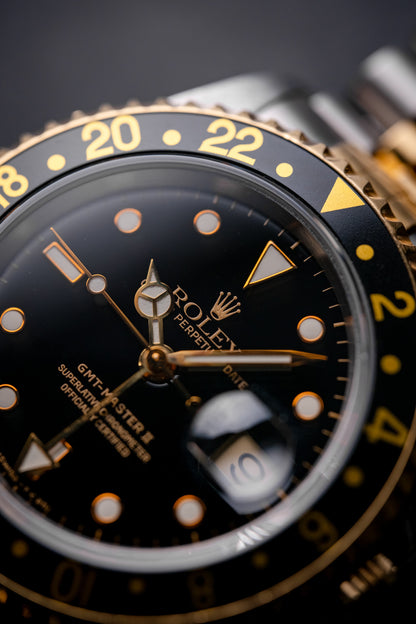 Rolex GMT Master II Yellow Gold and Stainless Steel Jubilee 16713