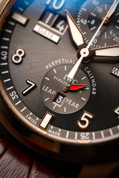 IWC Pilot Spitfire Perpetual Calendar Digital 47.5mm Rose Gold IW379103