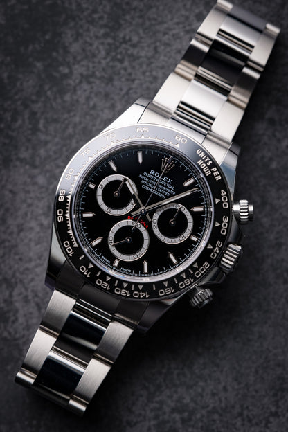 Rolex Daytona Ceramic Stainless Steel Black Dial 126500LN