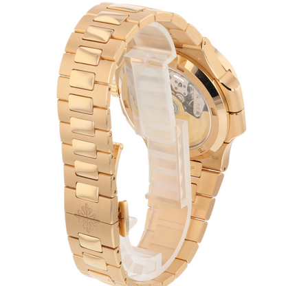Patek Philippe Nautilus Travel Time Rose Gold Blue Dial 5990/1R