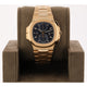 Patek Philippe Nautilus Travel Time Rose Gold Blue Dial 5990/1R