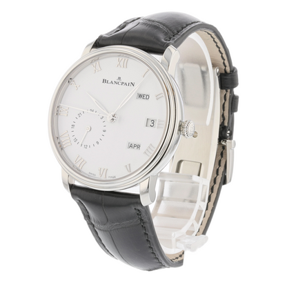 Blancpain Villeret Quantieme Annuel GMT 40mm stainless steel 6670-1127-55B